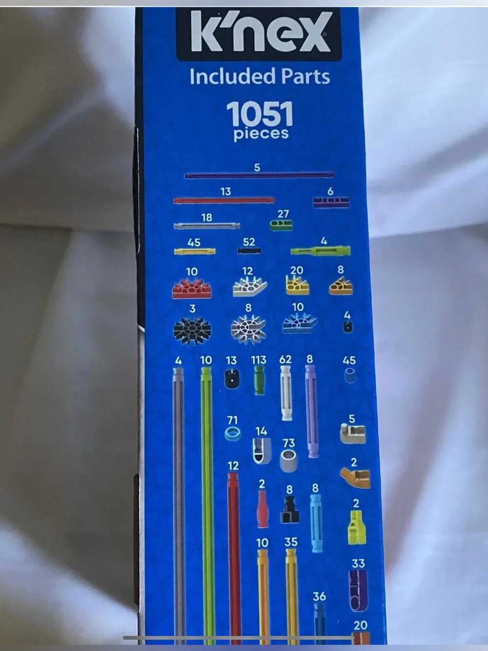 K’nex Motorized Models Building Set 1051 Pieces & 86 Builds - 85043 New Sealed